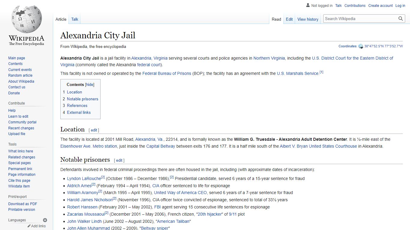 Alexandria City Jail - Wikipedia